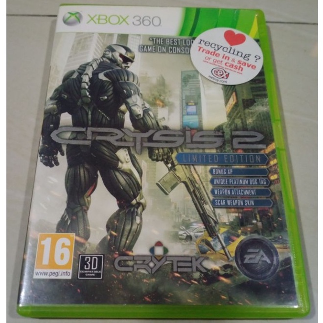 แผ่นแท้ Xbox 360 Crysis 2 (PAL)