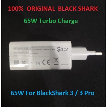 Xiaomi Adapter Charger Black Shark 3 Pro Black Shark 3 65W 66W Original