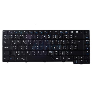 Keyboard for Acer Aspire 4520 4520G 4710 4710G 4710Z BLACK  ไทย อังกฤษ