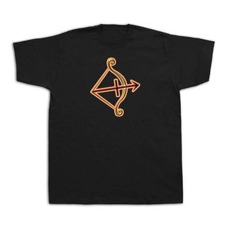 เสื้อยืดวินเทจขายดี เสื้อยืดลําลอง แขนสั้น พิมพ์ลายนักษัตรราศี Sagittarius SYMBOL PGjmhp54IKddbb80S-5XL