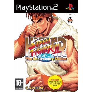 Hyper Street Fighter II: The Anniversary Edition (Europe) PS2 แผ่นเกมps2 แผ่นไรท์ เกมเพทู