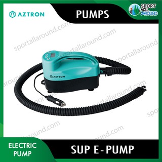 Aztron Abs&amp;Nylon E-Pump Electric Pump ปั๊มป์สูบลมไฟฟ้า มาพร้อมหน้าจอ LED สูบลมได้สบายขึ้นพร้อมออกพายในเวลาแค่ 15 นาที