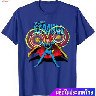 เสื้อยืดแขนสั้น Marvel Doctor Strange Retro Comic Art T-Shirt Popular T-shirtsS-5XL