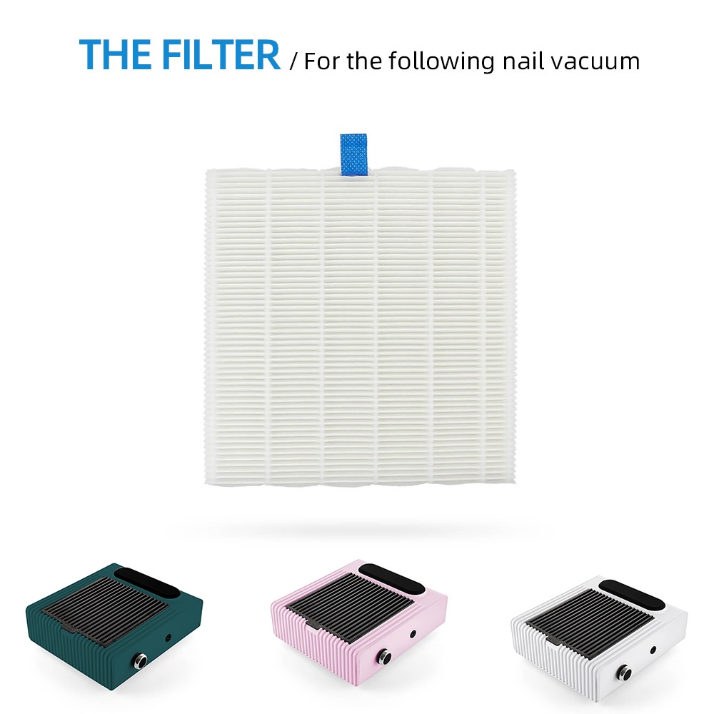 Foreverlily ฟิลเตอร์กรองเล็บไฟฟ้า ผ้าแคนวาส 80w สีพื้น สําหรับตกแต่งเล็บ 1 ชิ้น