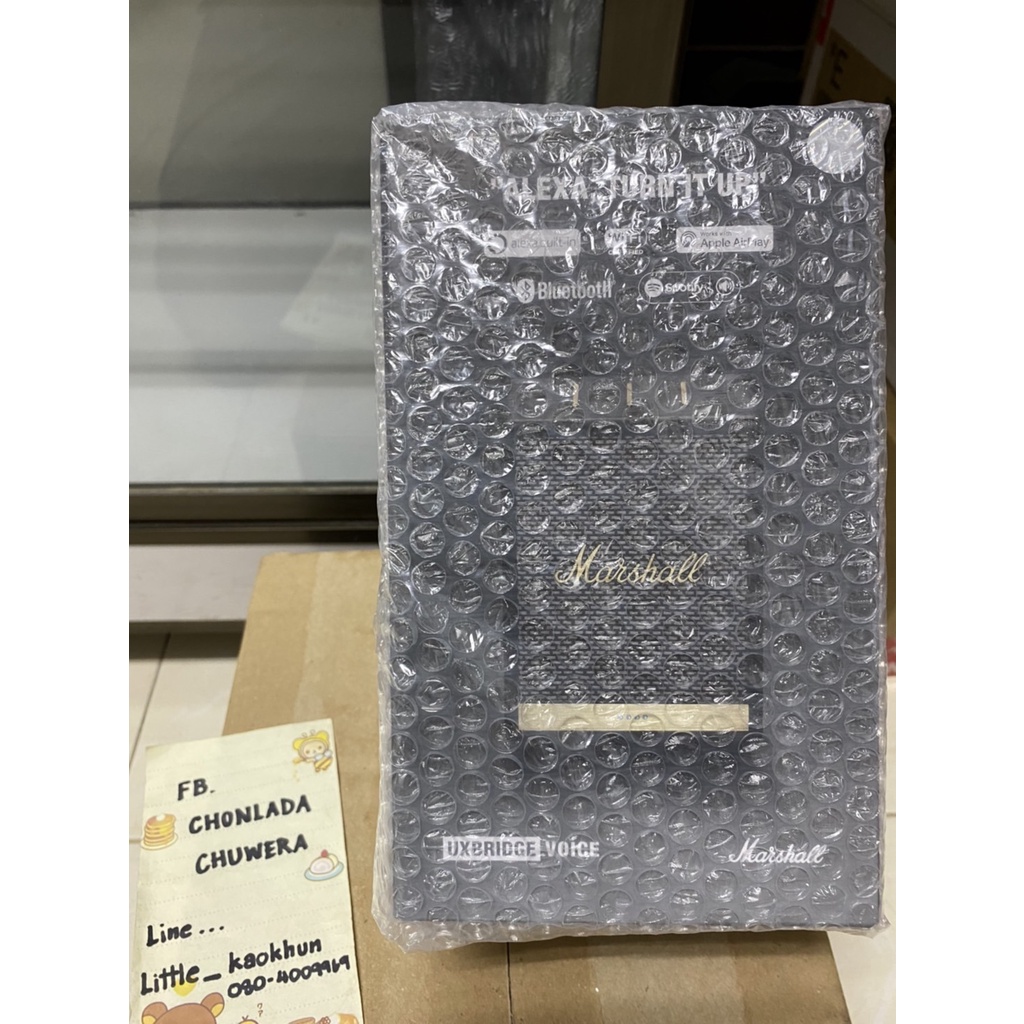 Marshall Uxbridge Voice With Amazon Alexa Bluetooth Speaker Black เครื่องใหม่ ศูนย์ไทย ประกัน 1 ปี