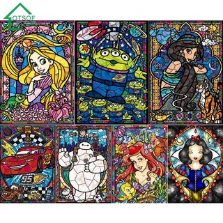 LOTSOFGOODS☆ 5D Kit Rhinestone DIY Glass Cartoon Full Round Drill Diamond Painting Craft