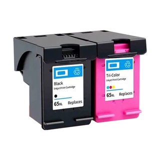 Remanufactured Ink Cartridge for HP 65XL 65 XL Black Tri-Color Ink Cartridge