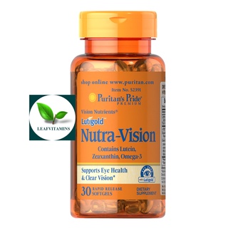 Puritans pride Lutigold Nutra-Vision with, Zeaxanthin &amp; Omega-3 /30 Softgels