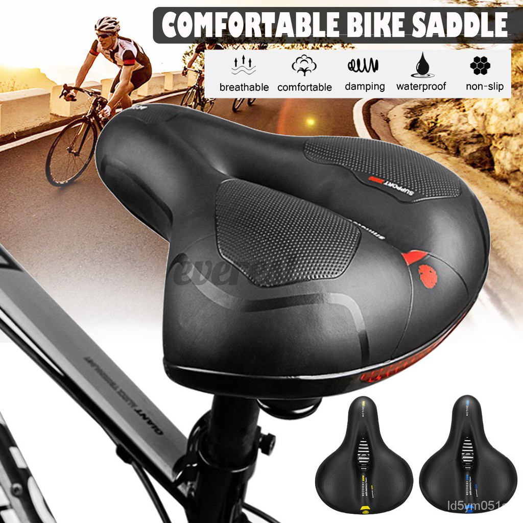 Coussin De Selle Vélo Gel – Absorbant Les Chocs – Pour Selle étroite – Noir 27x17cm