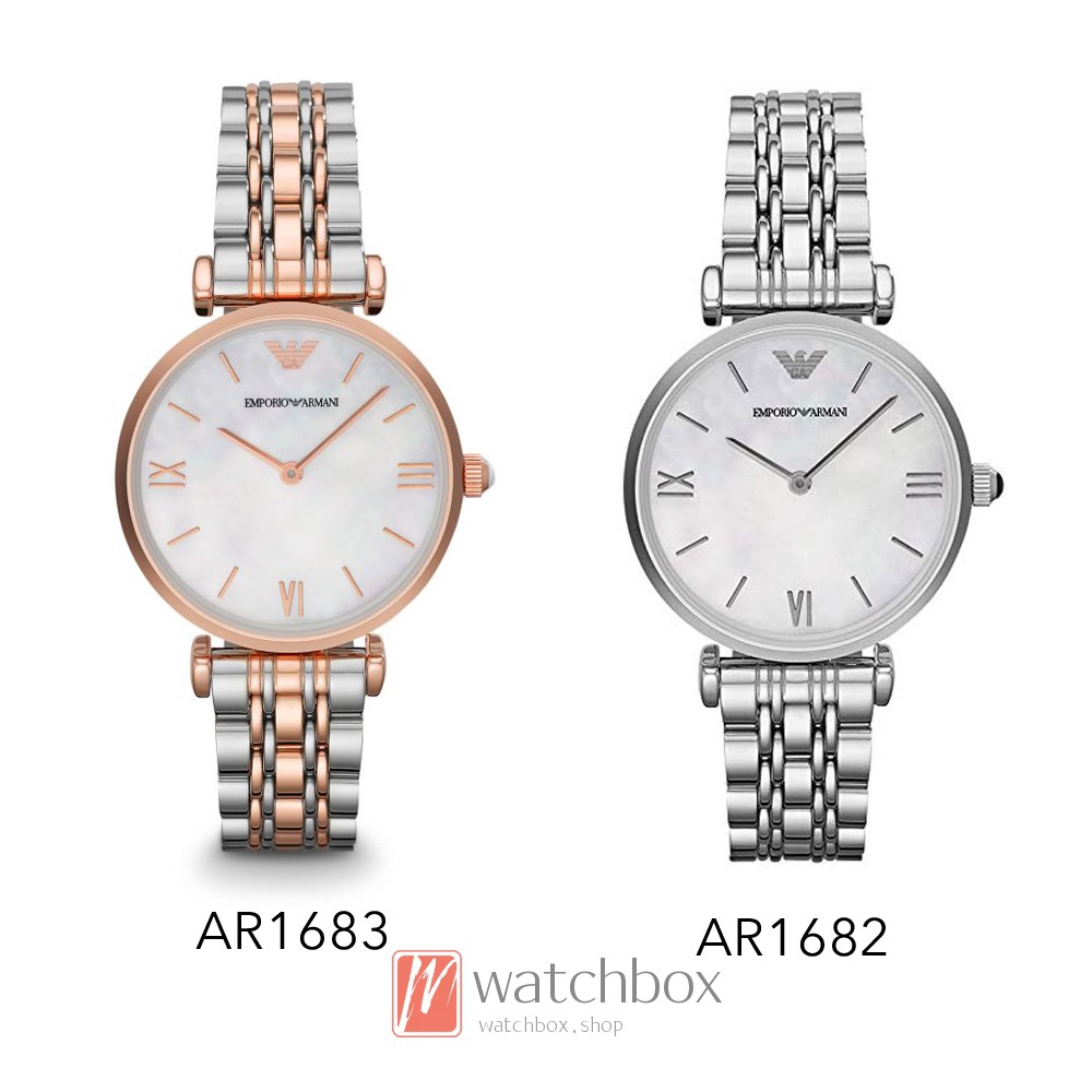 armani retro watch