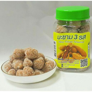 มะขามเนื้อ 3 รส 150 g. แบบกระปุกพกพาง่าย # Tamarind no seed