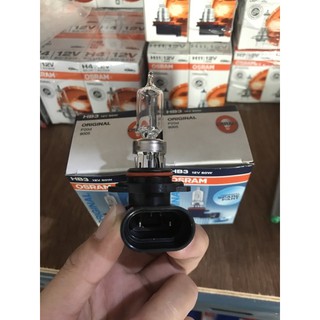 หลอดไฟหน้า osram แท้ ขั้ว HB3 12V 60w (ตัวเดิมๆติดรถ) made in usa