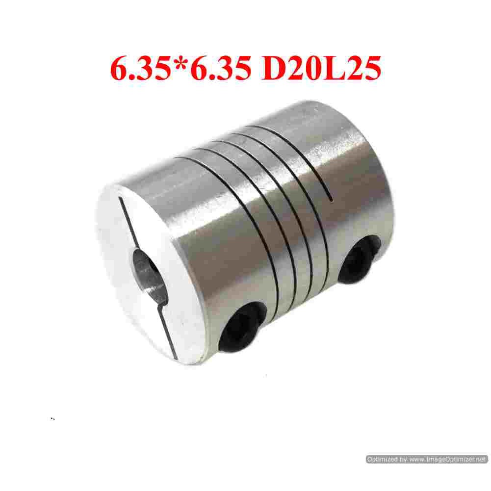 คัปปลิ้ง 6.35x6.35 D20L25(Coupling 6.35x6.35 D20L25)