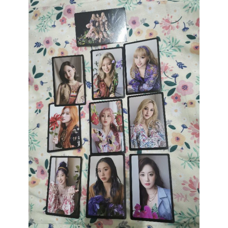 การ์ดเซ็ทรอบพรี แยกขาย เมมเบอร์ ver.A อัลบัม MORE&MORE TWICE