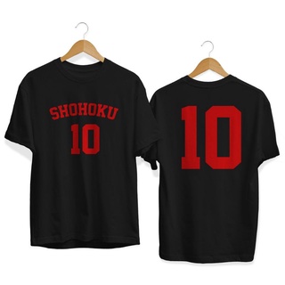 เสื้อยืด พิมพ์ลาย Shohoku HANAMICHI SAKURAGI JERSEY BASKETBALL SLAM DUNK สําหรับผู้ชาย และผู้หญิง