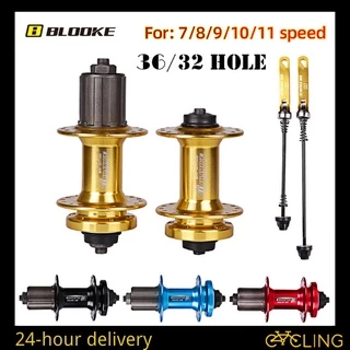 Blooke DT100 ดุมล้อจักรยาน 32 36 รู ความเร็ว 7 8 9 10 11 S ด้านหน้า และด้านหลัง สําหรับจักรยานเสือภูเขา