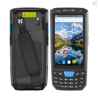 Android 8.1 Pda เครื่องสแกนเนอร์ Pos 1D / 2D / Qr 4.5 นิ้วสําหรับเครื่องสแกนเนอร์อินเวนโตรี่ 4G Wifi Bt คอมพิวเตอร์