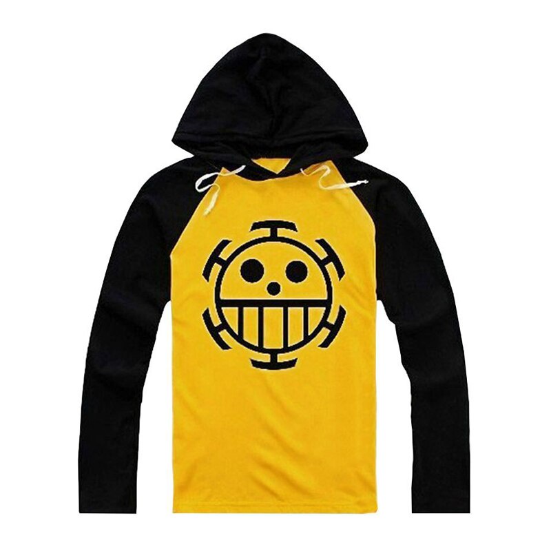 เสื้อแจ็กเก็ตกันหนาว แขนยาว มีฮู้ด ลายการ์ตูนอนิเมะ One Piece Trafalgar Law สําหรับแต่งคอสเพลย์ - รูปที่ 2