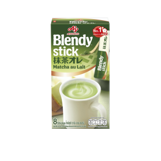 Blendy stick Matcha au Lait 8 stick 12G. เบลนดี้ สติ๊ก มัทฉะโอเล 8 ซอง 12G.