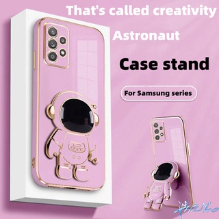 เคสโทรศัพท์มือถือ ลายนักบินอวกาศ สร้างสรรค์ หรูหรา สําหรับ Samsung A53 5G Case A11 A13 A52 A23 A22 A33 A51 A71 M11 M12 4G 5G 2022