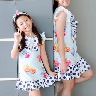 KAYASIS~❤️ l SD16 GIRL SAWASDEE DOT PRINT RUFFLE DRESS