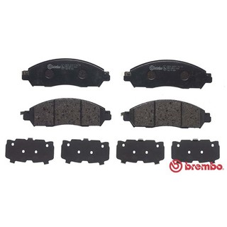 ผ้าดิสเบรคหน้า NISSAN NAVARA NP300 D23 2.3 2.5 2WD 4X2 4WD 4X4 2014- TERRA JD23 2.3 2.5 2018- SERENA C27 BREMBO