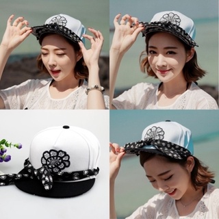 Cap_Flower หมวกเบสบอล Hat ราคาถูก พร้อมส่ง