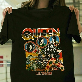 [S-5XL] เสื้อยืด ลายวันแม่ หายาก ให้เป็นของขวัญวันพ่อ Queen 1978 Tour เสื้อทัวร์ แฟชั่นฤดูร้อน