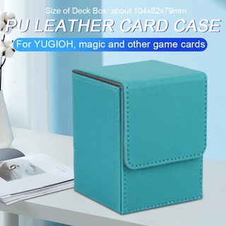 Sleeved Cards Deck Game Box for Yugioh MTG Binders: 100+, Sky Blue