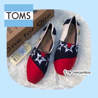 รองเท้า TOMS Original 🌵🍄 สินค้าพร้อมส่ง ลายดาว 🚧🌏🚀🌈