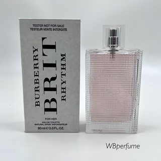 น้ำหอม แท้100% Burberry Brit Rhythm for her EDT 90 ml. เทสเตอร์