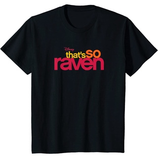 เสื้อยืดใหม่เสื้อยืดแขนสั้นลําลอง คอกลม พิมพ์ลายโลโก้ Disney Channel Thats So Raven แฟชั่นสําหรับสตรีขนาดเต็มS-3XL