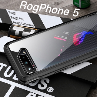 เคสโทรศัพท์มือถือ PC แข็ง อะคริลิคใส แบบนิ่ม สําหรับ ASUS Rog Phone 5 Pro Rog6 RogPhone 6 Pro