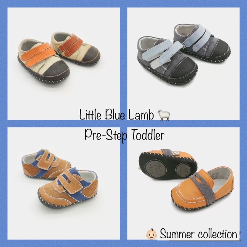 📦พร้อมส่ง เติมสต็อค ของใหม่🔅รองเท้าเด็ก little blue lamb รุ่น pre-step toddler summer collection