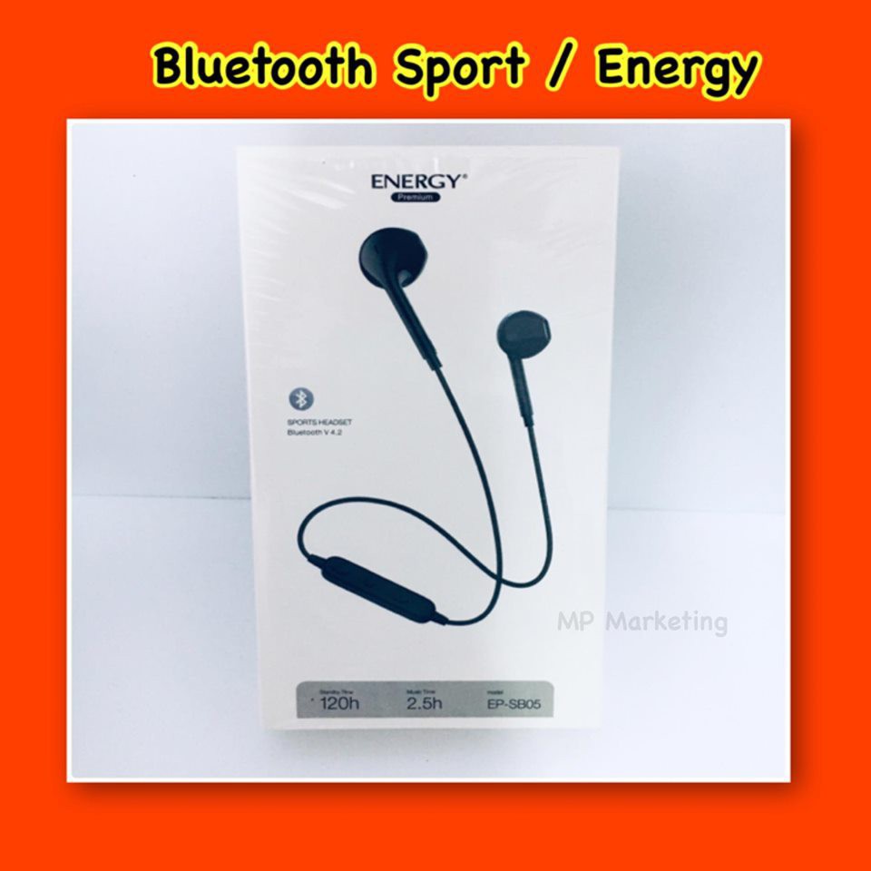 EVAN หูฟัง หูฟังบลูทูธหูฟังบลูทูธ Bluetooth Sports บลูทูธออกกำลังกาย ENERGY Premium EP-SB05