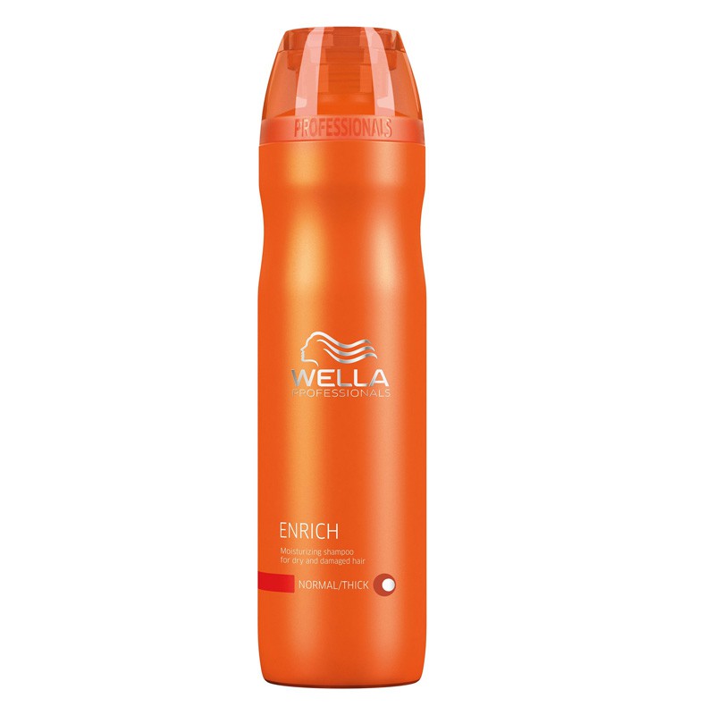 Wella professionals enrich normal thick 250 ml แชมพู สำหรับผมแห้งและผมเสีย (ผมเส้นใหญ่)