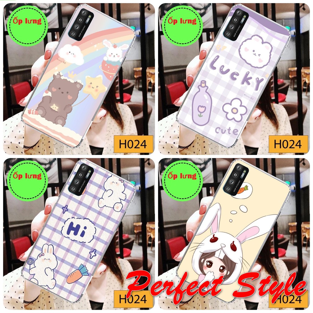 เคสซิลิโคนพิมพ์ลาย UV กระต่ายน่ารัก Realme C20/C11/C12/C15/Realme 5/5i/Realme 5 pro/Realme Q/Realme 