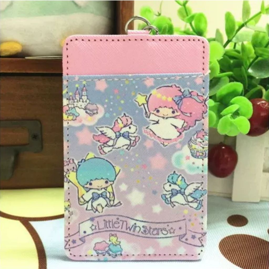 Sanrio Little Twin Stars Kiki & Lala Ezlink Card Holder พร้อมพวงกุญแจ