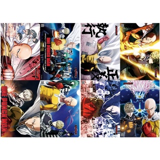 โปสเตอร์ ลายการ์ตูนอนิเมะ One Punch Man HD สําหรับตกแต่งผนังบ้าน 8 ชิ้น