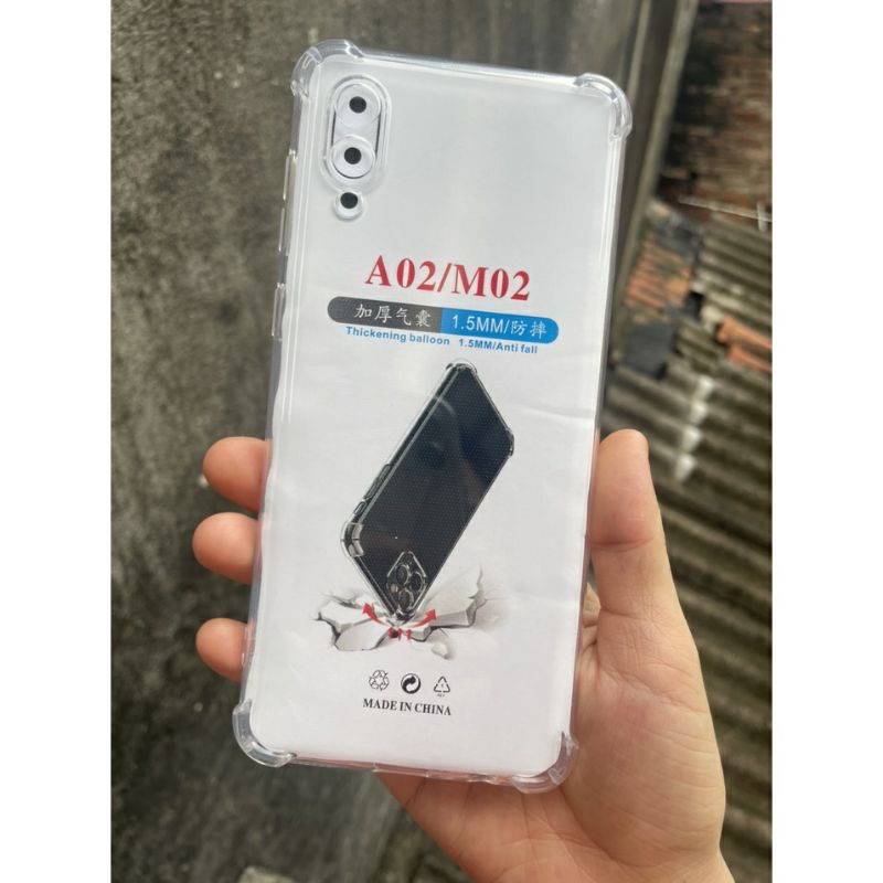 Samsung Galaxy A02 - M02/A03/M03 /A03S/A04/A04S เคสกันกระแทกแบบใสแบบนุ่ม