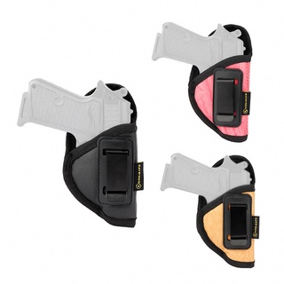 ยุทธวิธีล่าสัตว์ซองหนัง PU ปกปิดปืนกระเป๋าสำหรับ Glock SIG Sauer เบเร็ตต้า kahr bersa ทันเดอร์เครื่องมือกลางแจ้ง