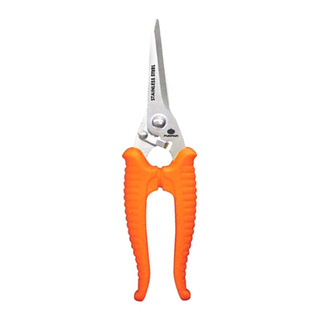 ✨นาทีทอง✨ PUMPKIN กรรไกรสเตนเลสอเนกประสงค์ปากตรง รุ่น Fenix #33545 ขนาด 8 นิ้ว สีส้ม Saws &amp; Cutters