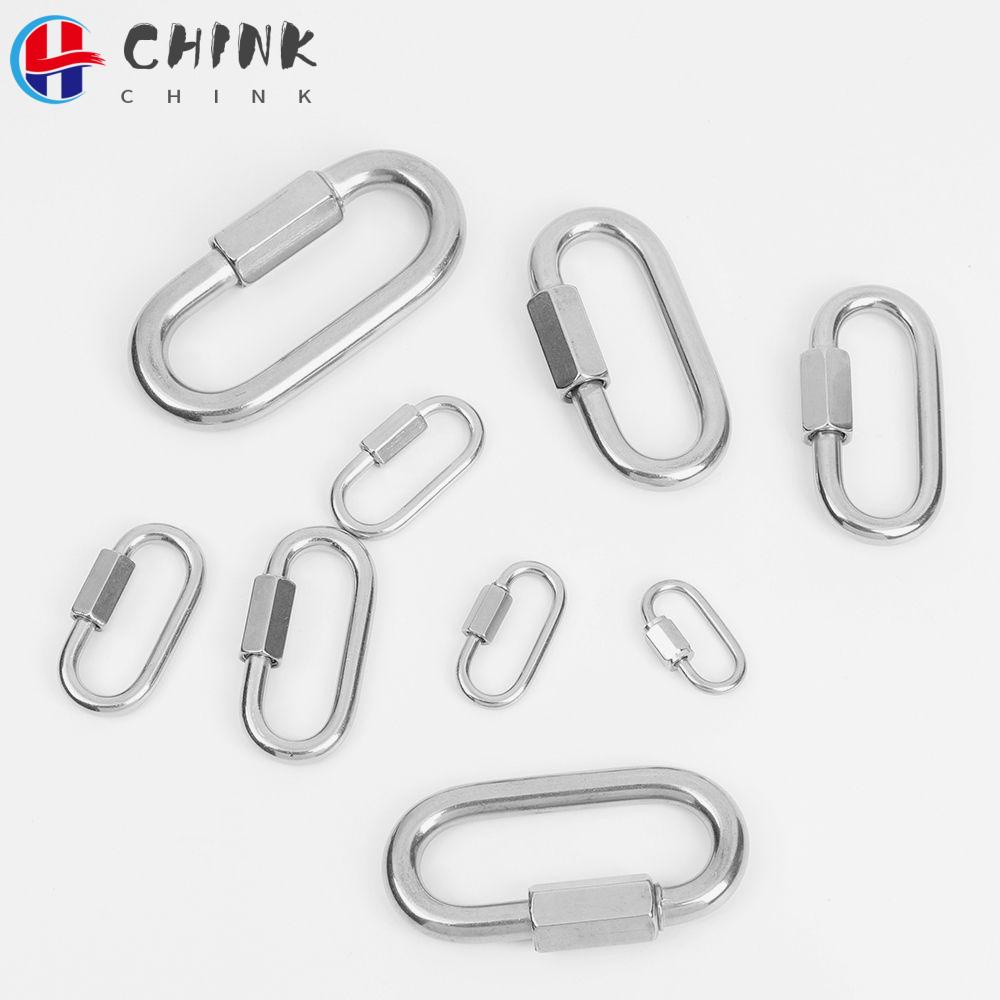 CHINK Universing Stainless Steel Screw Lock Climbing Gear Carabiner ...