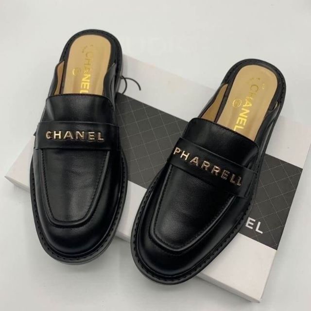 chanel pharrell slippers