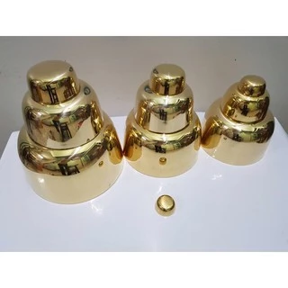 Brass byfa *จอกหล่อ ขันทองเหลือง ทองเหลืองเนื้อดี แบบเรียบแวววาวหนาหนัก ขนาด 4”5”6”