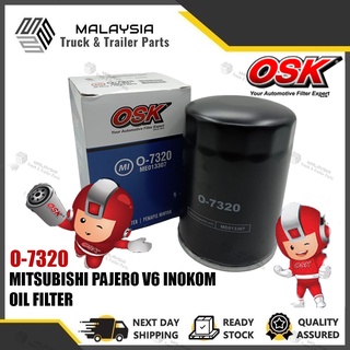 Osk O-7320 ไส้กรองน้ํามันเครื่อง MITSUBISHI CANTER PAJERO V6 INOKOM ME013307 26311-45001