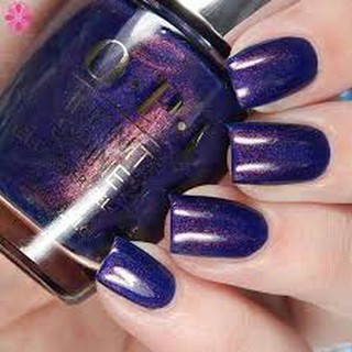 OPI - Turn On The Northern Lights! (NLI57) สีน้ำเงินเข้มมีชิมเมอร์สีม่วงทอง จ้าา สวยมากกก แท้ 100%