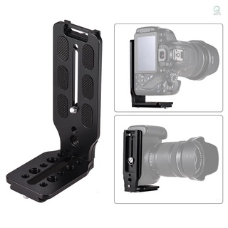 L Shape QR Quick Release Plate Vertical Shooting Bracket Aluminum Alloy with 1/4 Inch Screw for Canon Nikon Sony DSLR Camera for Zhiyun Crane 2/3 Moza AIR Feiyu A2000 AK2000 AK4000