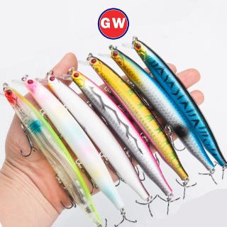 เหยื่อปลอม Plastic Bait Heavy Sinking Minnow เหยื่อตกปลานิล CrankBait CrankSet เหยื่อปลา รอกตีเหยื่อปลอม 1PCS 19g/13.5cm เหยือตกปลา เหยื่อปลอมตกปลา เหยื่อตกปลาช่อน อุปกรณ์ตกปลา เหยื่อตกปลา ตกปลา ตะขอ