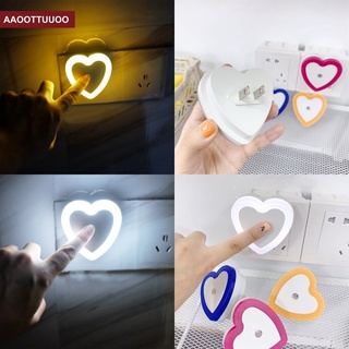 โคมไฟ Led Night Light รูปทรงหัวใจ 4 สีสไตล์อเมริกัน